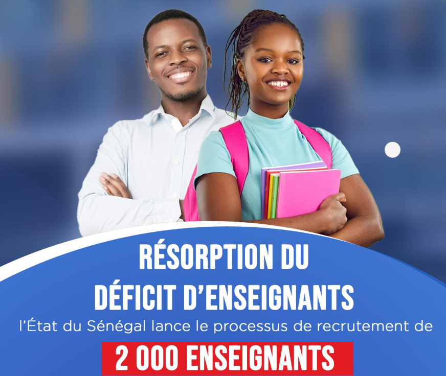 Recrutement de 2000 enseignants – Répartition par IA et IEF